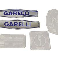 GARELLI GULP 3 M completo ADESIVI COLORE CROMATO -