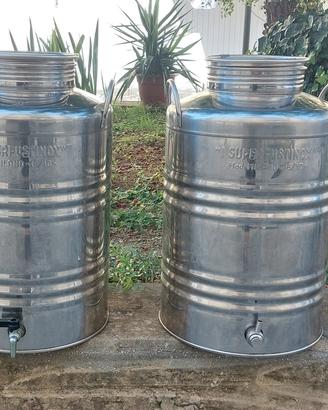 Fusti olio Milano 50 lt con rubinetto inox