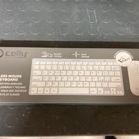 Kit tastiera e mouse Wireless Celly