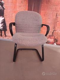 10 poltroncine ufficio grigie