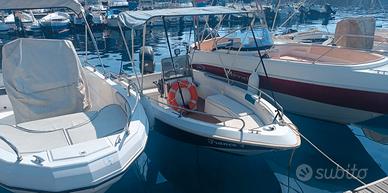 barca open abbate con motore Mercury 40cv 