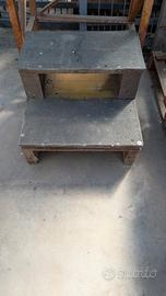 gradino in legno per roulotte