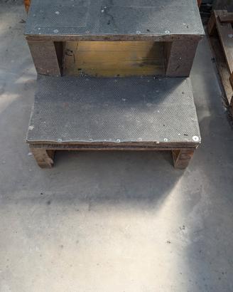 gradino in legno per roulotte
