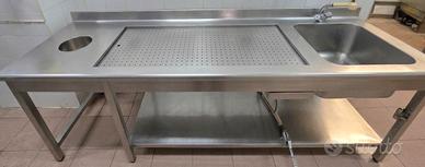 lavello inox professionale pari al nuovo