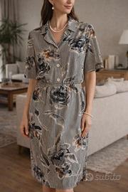 Completo donna vintage elegante floreale taglia L