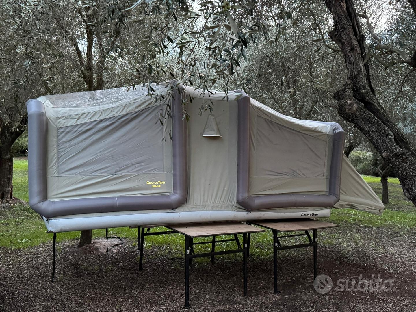 Tenda Da Campeggio 15 M – Linea Biancheria Per Camper, Escursionismo, Viaggio – Include 6 Pioli