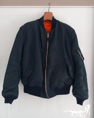 Bomber vintage Alpha Industries MA-1 blu t. XXL