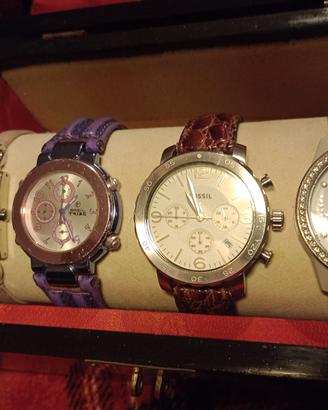 Lotto di 4 orologi funzionanti per collezione