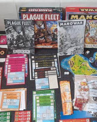 Man O' War + Plague Fleet+ miniature