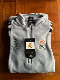 Felpa pile Adidas Real Madrid Champions League NEW