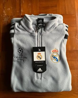 Felpa pile Adidas Real Madrid Champions League NEW