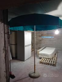 Ombrellone da giardino 180x180 con base