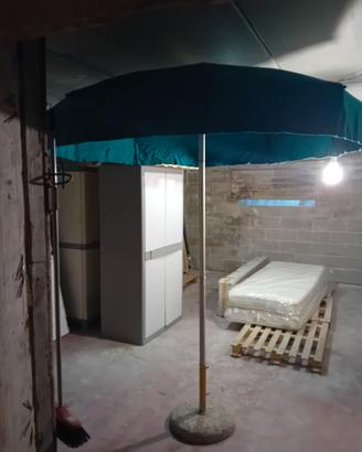 Ombrellone da giardino 180x180 con base
