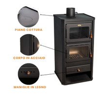 stufa con forno