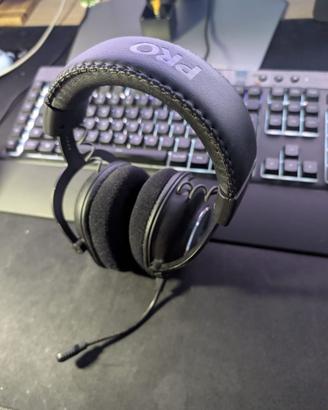 Cuffie Logitech G PRO X Gaming +Accessori COMPLETI