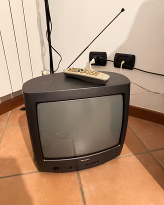 Tv Phillip 14 pollici a tubo catodico retrogame