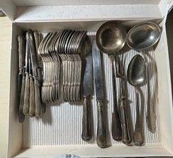 SET POSATE LIBERTY IN VECCHIA SCATOLA MARTINI E RO