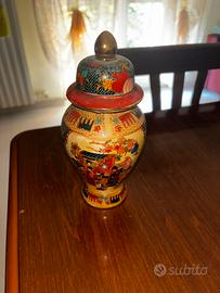 Vaso Vintage OrientaleStile Giapponese Satsuma