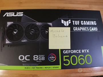 ASUS RTX 5060 TUF Gaming OC 8GB DDR7 - NUOVA