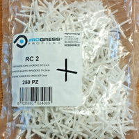 DISTANZIATORI CROCE 3 confezioni 250 pz. cad.  2mm