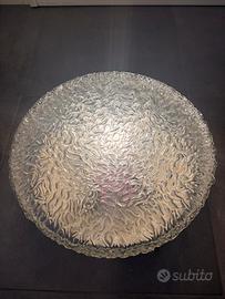 Plafoniera vintage stile Stilnovo cristallo  50 60