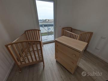 Lettini e cassettiera pali