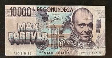 Banconota deca max pezzali