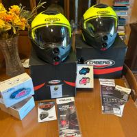 2 Caschi moto Caberg Droid  e Fodsports M1-S Plus