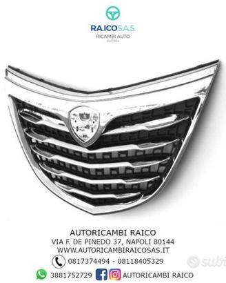 Griglia Anteriore Lancia Y Ypsilon 2011 Cromata
