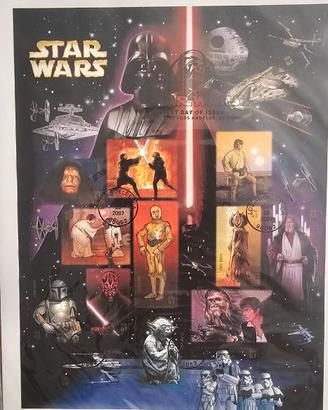 Francobolli StarWars Disney + Vari