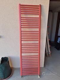 Termoarredo scaldasalviette da bagno rosso/corallo