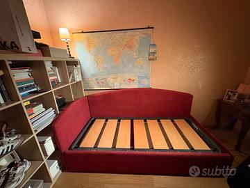 Letto singolo con letto sottostante