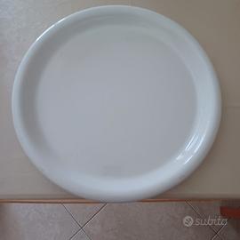vassoio in ceramica bianco
