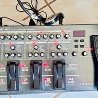 Pedaliera BossME-80 x chitarra+custodia originale