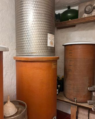 Botti in acciaio e resina