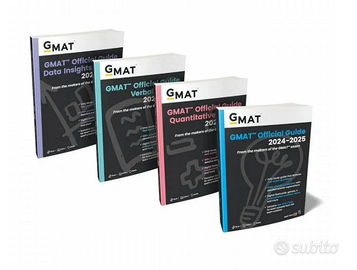 Gmat 2024-2025 (Tutti i libri)