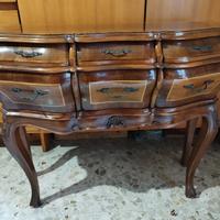cassettiera consolle barocca