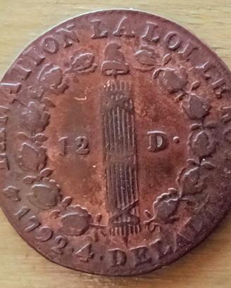 Moneta 1792 Luigi XVI