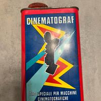 Latta vintage Olio per macchine cinematografiche