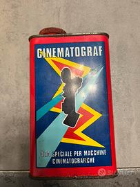 Latta vintage Olio per macchine cinematografiche