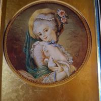 Cofanetto radica e foglia oro