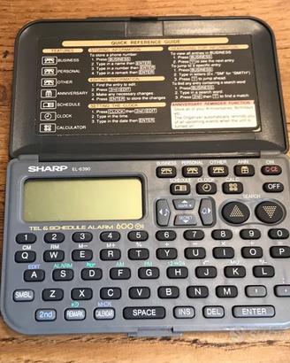 Calcolatrice computer vintage sharp el 6390