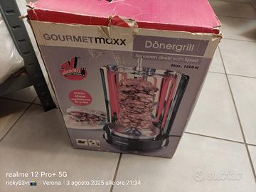 gourmet max 1400 spiedo elettrico