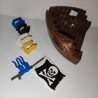 LEGO Castel e pirati parti di ricambio rovinate