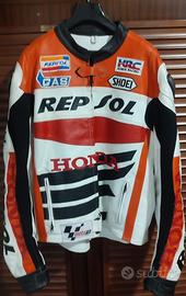 giacca pelle Repsol 