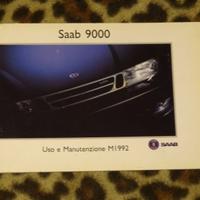 libretto uso e manutenzione SAAB 9000 m 1992