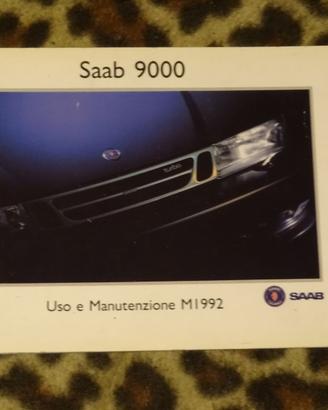 libretto uso e manutenzione SAAB 9000 m 1992