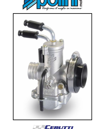 Carburatore Polini CP D. 19 starter aria filo