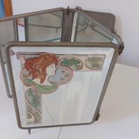 Specchio trittico liberty