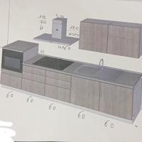 cucina di 3 metri 